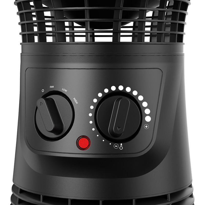 Lifesmart 1500-Watt Portable Ceramic Electric Desk Heater, Black (HT1366)
