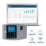 uAttend Fingerprint Time Clock System, Gray/Black (BN6000)