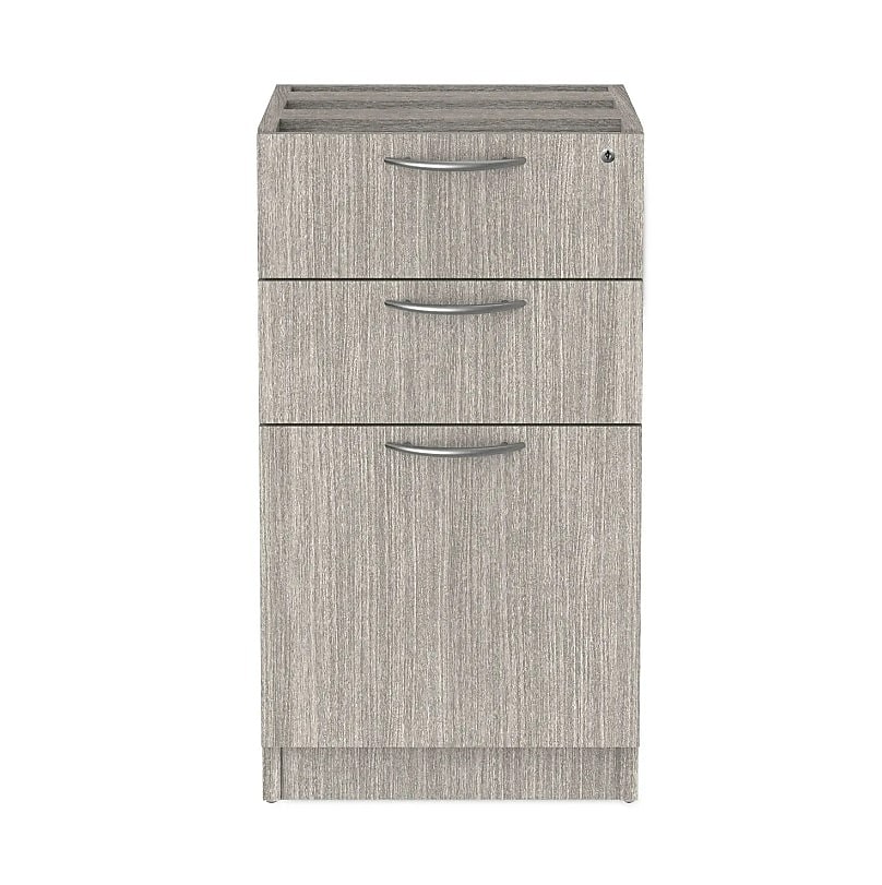 Alera Valencia Full Pedestal File, Legal/Letter, 15.63" x 20.5" x 28.5", Gray
