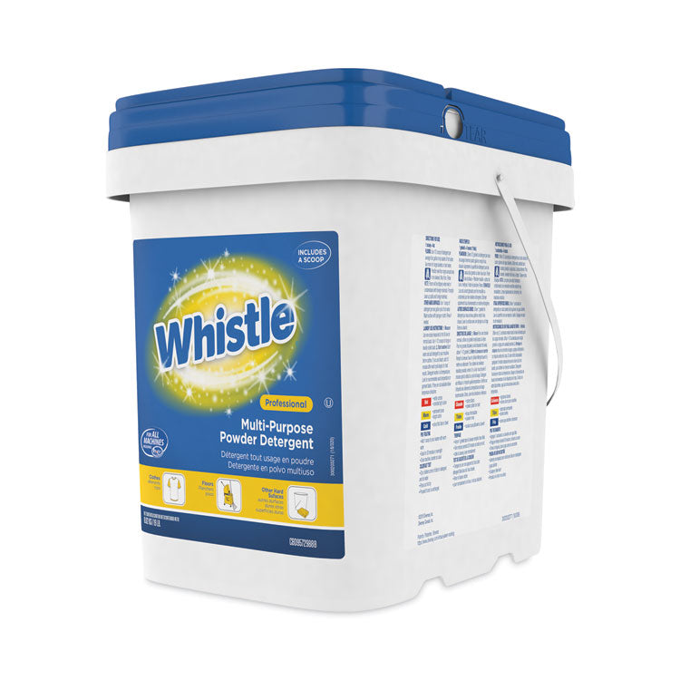 Whistle Multi-Purpose Powder Detergent, Citrus, 19 Lb Pail