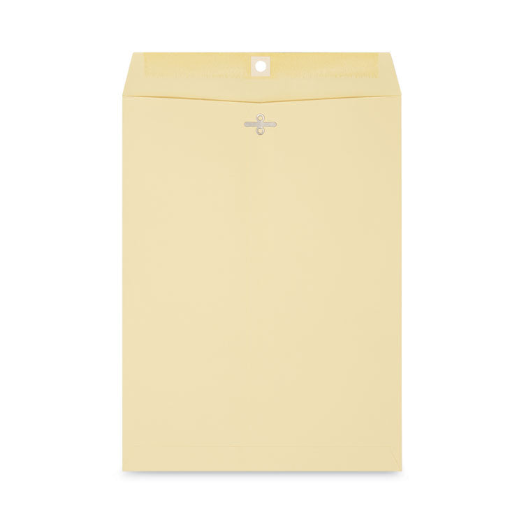 Kraft Clasp Envelope, #10 1/2, Square Flap, Clasp/gummed Closure, 9 X 12, Brown Kraft, 100/box