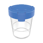 Antimicrobial No Spill Paint Cup, 3.46 w x 3.93 h, Blue
