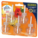 Glade PlugIns Scented Oil Warmer Refill, Hawaiian Breeze, 0.67 Fl. Oz., 5/Pack (315181EA)