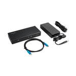 SD4850P USB-C 10 Gbps Dual Video Driverless Docking Station, Black