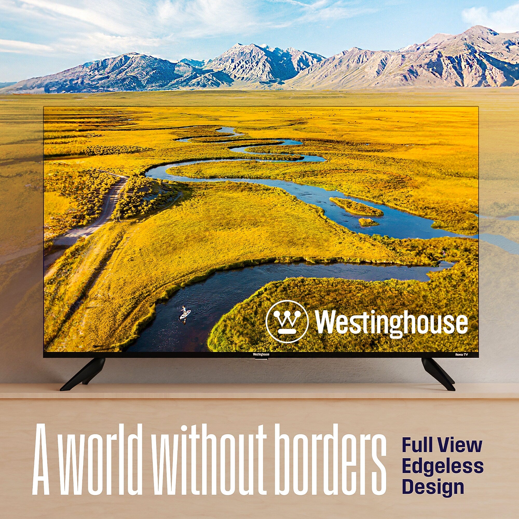 Westinghouse 43" Edgeless FHD Roku TV (WR43EX2300)