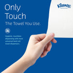 Kleenex Professional Recycled Hardwound Paper Towels, 1-ply, 425 ft./Roll, 12 Rolls/Carton (01080)