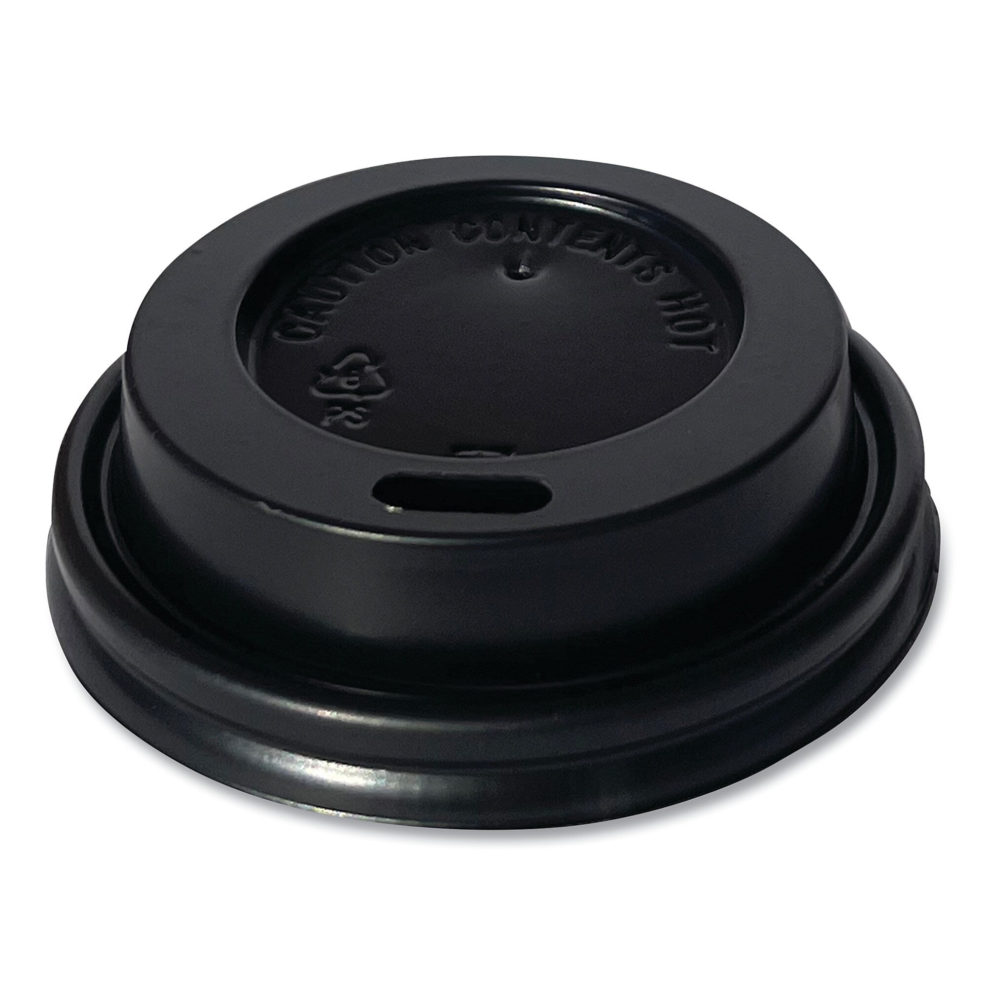 Boardwalk Hot Cup Lids, Fits 4 oz Cup, Black, 1,000/Carton