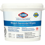 Clorox Healthcare Bleach Germicidal Wipes Bucket, 110 Wipes/Container (30358)