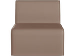 Flash Furniture Bright Beginnings Vinyl Classroom Modular 1-Seater Sofa, Brown (MK-KE15693-GG)