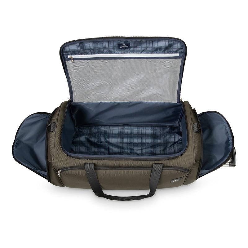 Skyway Luggage Sigma 7.0 28" Polyester Telescoping Travel Duffel with Wheels, Pine (177-28-305-RDF)