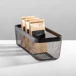 mDesign Steel Organizer, Matte Black (25960)