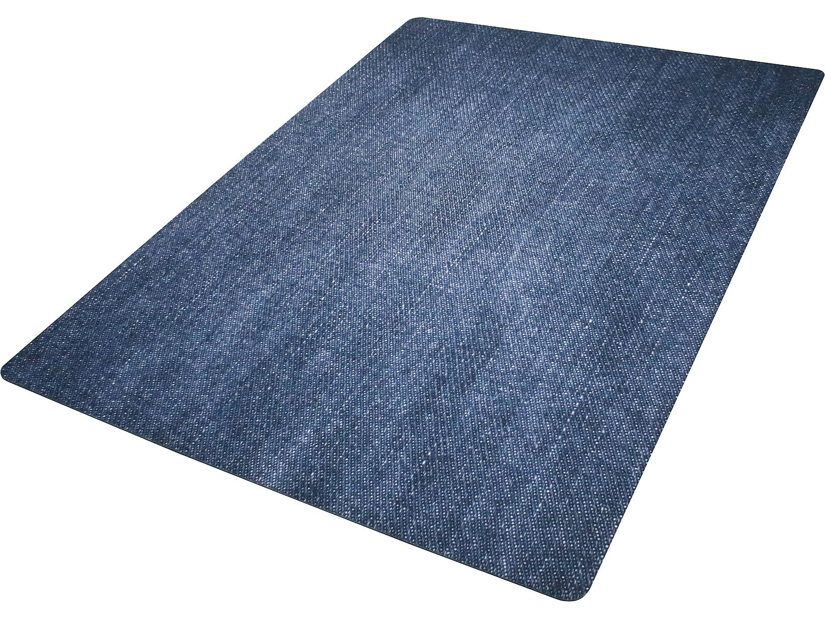 M + A Matting Hard Floor Chair Mat, 35" x 47", Stonewash Blue (228552134127)