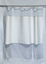 Gary Manufacturing PREA Compliant & Anti-Ligature 70" x 72" Vinyl Shower Curtains, Self Attaching Loops, 12/Case  (STPSTDMHCFVL)