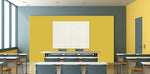 Ghent Grid Aria Magnetic Glass Dry-Erase Whiteboard, 4'H x 8'W (GRPARIASM21G-48)