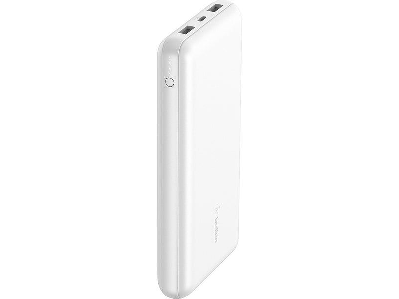 Belkin BoostCharge USB-A/USB-C Power Bank, 15W, 20000 mAh, White (BPB012btWH)