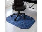 Anji Mountain Rug'd Galaxy Carpet & Hard Floor Gaming Chair Mat, 36" x 48", Blue (AMB9116)