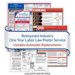 ComplyRight Federal, State and Restaurant (English) Labor Law 1-Year Poster Service, Connecticut (U1200CRESTCT)