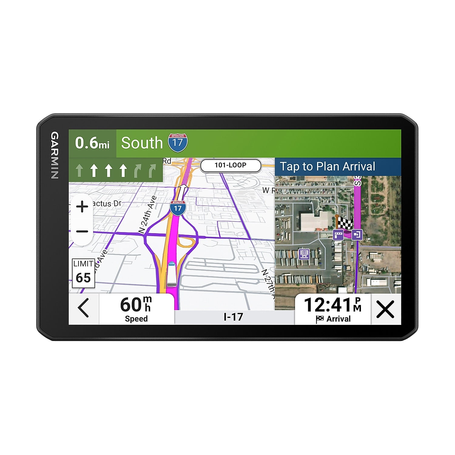 Garmin dezl OTR720 7" GPS Truck Navigator, Black (010-02924-00)