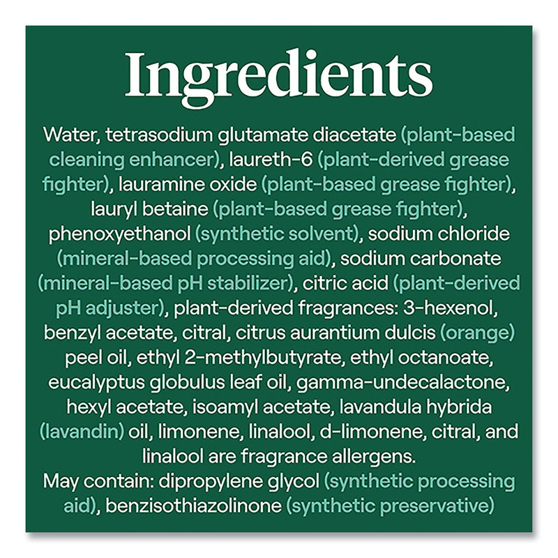 Seventh Generation Foaming Dish Spray, Mandarin Orange Scent, 16 oz Bottle