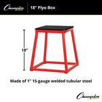 Olympia Sports 18" Deluxe Steel Plyobox (OSTR605P)
