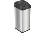 HLS Commercial Stainless Steel Sensor Trash Can with Automatic Lid, 13-Gallon, Silver (HLS13MX)