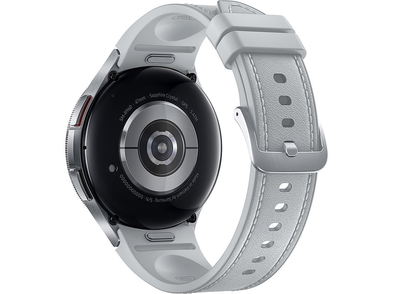 Samsung Galaxy Watch6 Classic Smart Watch, 47mm, Silver (SM-R960NZSAXAA)