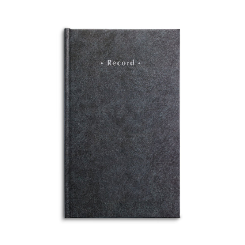 Staples Record Book, 7.25"W x 11.75"H, Blue Marble, 300 Sheets/Book (886673)