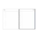 2025-2026 Blue Sky Tanya Blue 8.5" x 11" Academic Year Daily Planner, Plastic Cover, Multicolored (156259)