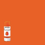 Rust-Oleum Specialty Fluorescent Spray Paint, Flat Fluorescent Orange, 11 oz., 6/Carton (342568)