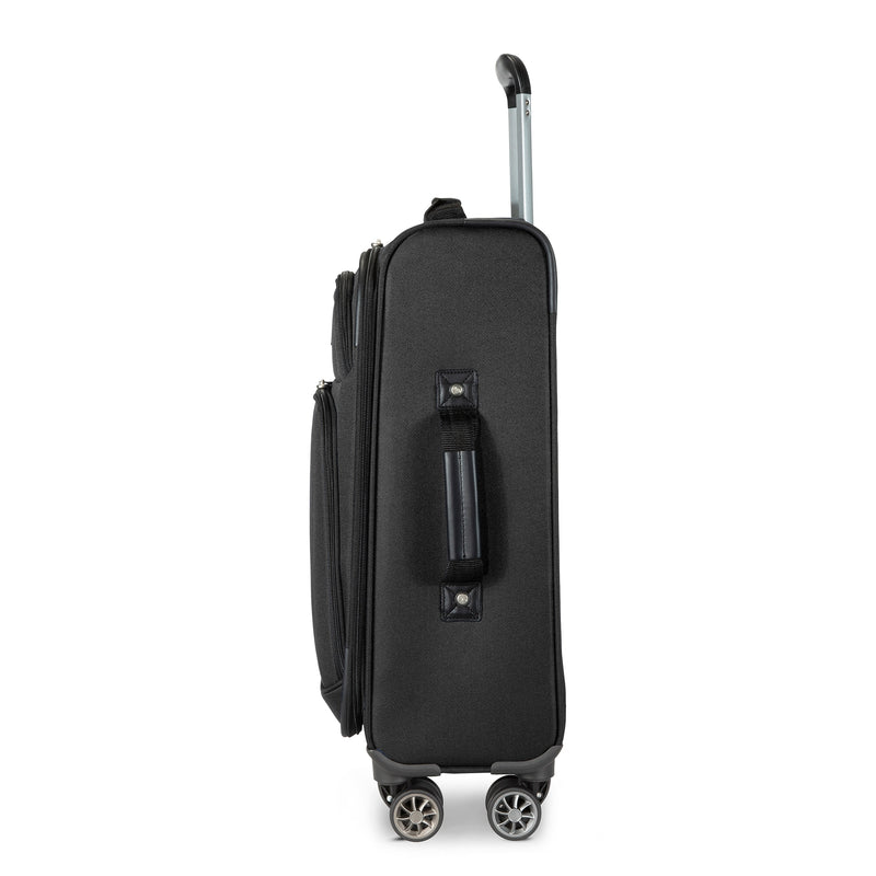 Skyway Luggage Epic 20" Carry-On Suitcase, 8-Wheeled Spinner, Black (450-20"001-4WB)