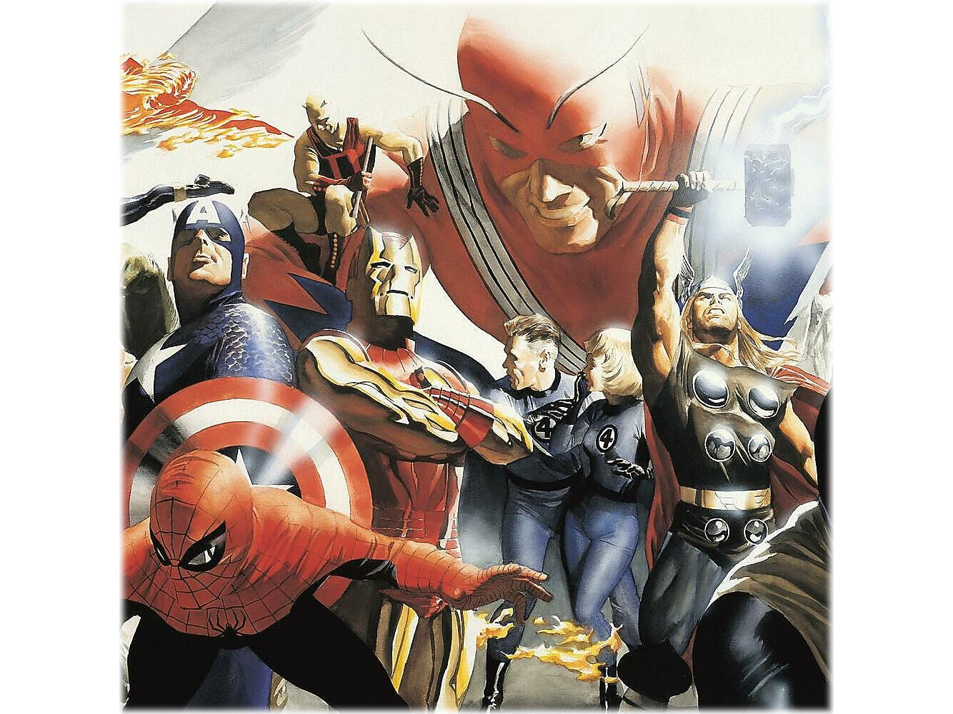 RoomMates Marvel Alex Ross Contemporary Wall Mural, Movies & TV (RMK11404M)