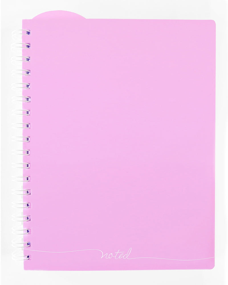Carolina Pad Noted Premium 1-Subject Professional Notebooks, 7.38" x 9.5", College Ruled, 100 Sheets, Assorted Colors (13008)