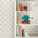 York Wallcoverings Heart Spot Peel and Stick Wallpaper (RMK3525WP)