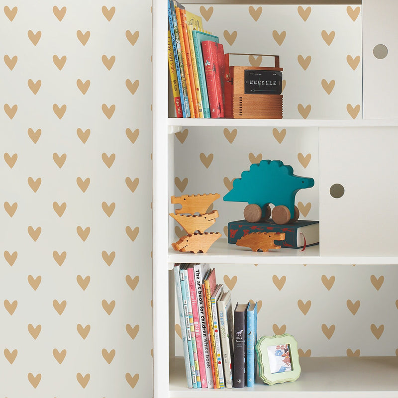 York Wallcoverings Heart Spot Peel and Stick Wallpaper (RMK3525WP)