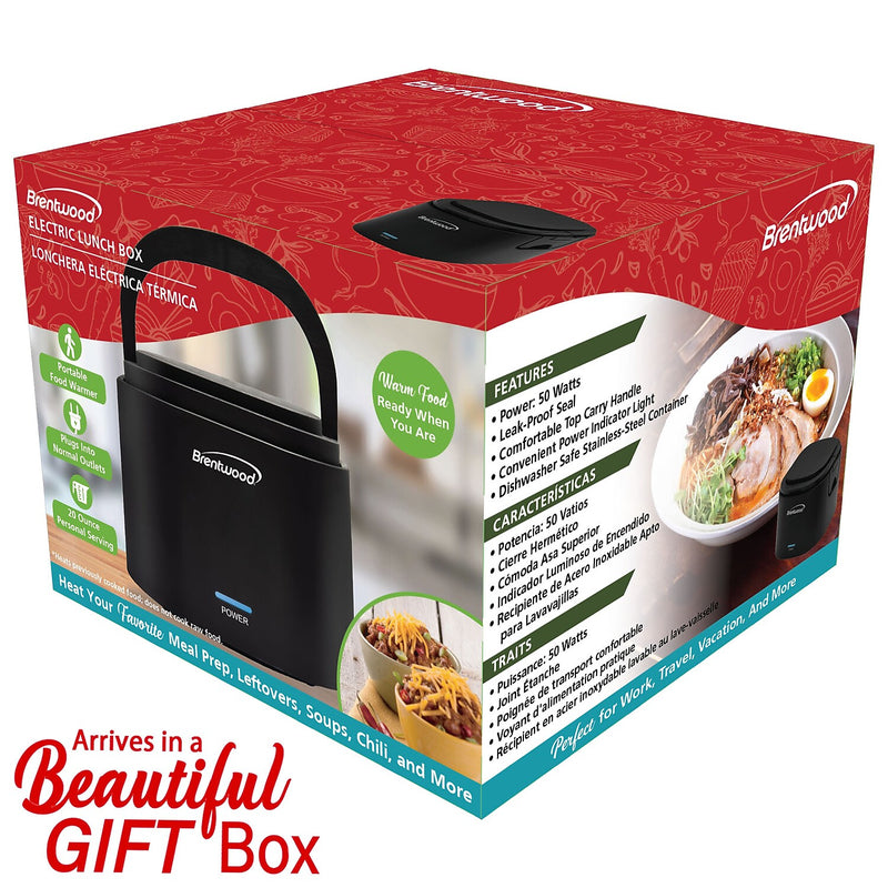 Brentwood ELB-600BK Portable Electric Food Warmer, 0.625 Qt.