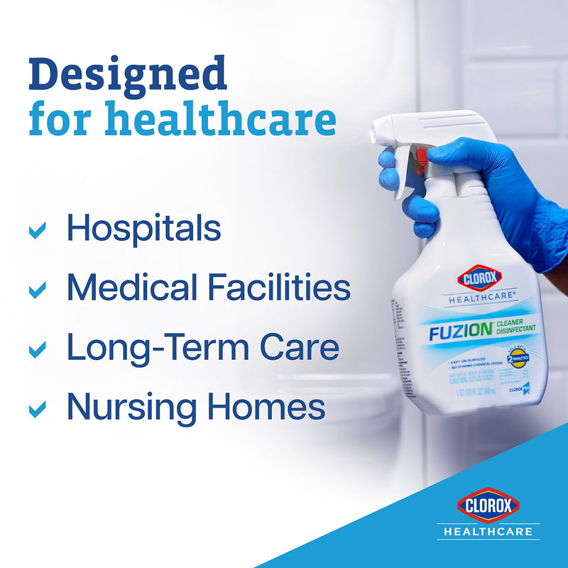 Clorox Healthcare Fuzion Cleaner Disinfectant Spray, 32 fl. Oz. (31478)