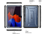 SUPCASE Unicorn Beetle Pro Polycarbonate 14.6" Rugged Case for Samsung Galaxy Tab S8 Ultra, Metallic Blue (843439118164)