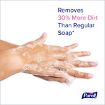 PURELL HEALTHY SOAP Foaming Hand Soap Refill for ES10 Dispenser, Light Fragrance Scent, 1200 ml, 2/Carton (8371-02)