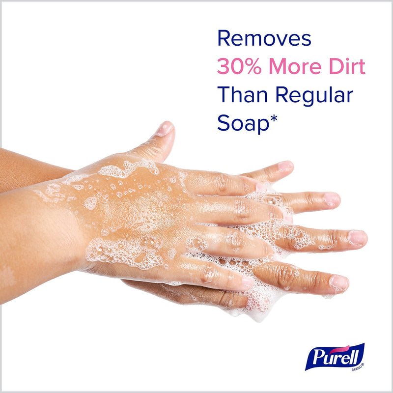 PURELL HEALTHY SOAP Foaming Hand Soap Refill for ES10 Dispenser, Light Fragrance Scent, 1200 ml, 2/Carton (8371-02)