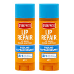 O'Keeffe's Lip Repair Cooling Lip Balm, 0.15 oz Stick, 2/Pack (K1710402)