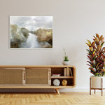 Amanti Art Forest River by Dan Hobday Framed Canvas Wall Art Print, 42" x 32" (A42678302539)
