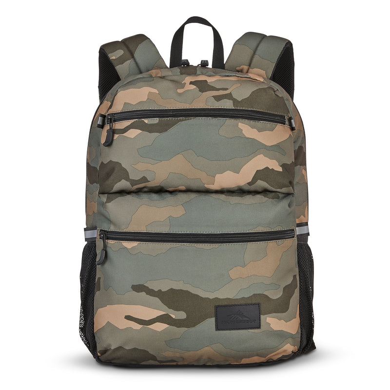 High Sierra Everclass Laptop Backpack, Medium, Natural Camo (150917-A332)