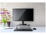 Allsop The Metal Art Jr. Monitor Stand, Pearl Black, 2/Pack (31958)