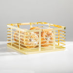mDesign Steel Organizer, Soft Brass/Natural (25944)