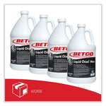 Betco Liquid Chisel Max Non-Butyl Degreaser, Characteristic Scent, 1 Gal. Bottle, 4/Carton (BET1450400)