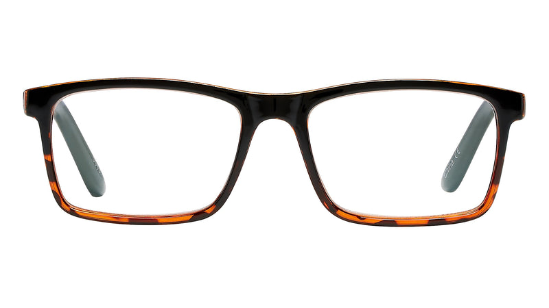 SAV Optitek +1.75 Reading Glasses, Demi Black (EAR7265-175-960)