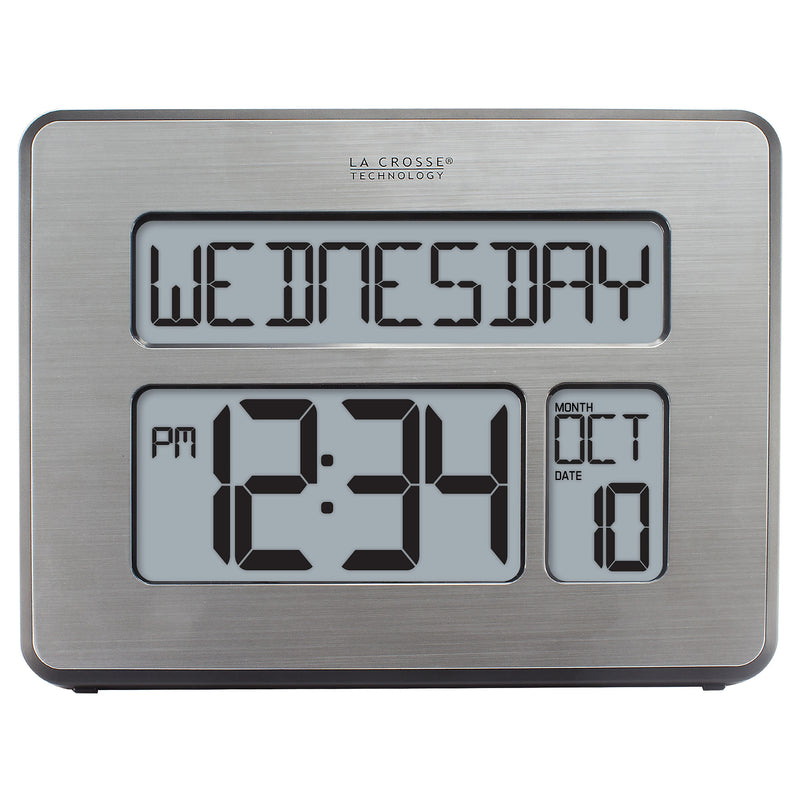 La Crosse Technology Atomic Wall/Table Clock, 7.5"H x 9.75"W x 1"D (C86279)