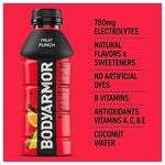 BodyArmor SuperDrink Fruit Punch Sports Drink, 16 oz. Bottles, 12/Pack (100006-1.4)