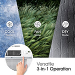 LG 230-Volt 18,000 BTU Window Smart Air Conditioner with Remote, WiFi Enabled, White (LW1821ERSM)