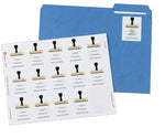 Avery Sure Feed Laser/Inkjet ID Labels, 2" x 2-5/8", White, 225 Labels/Pack (6572)